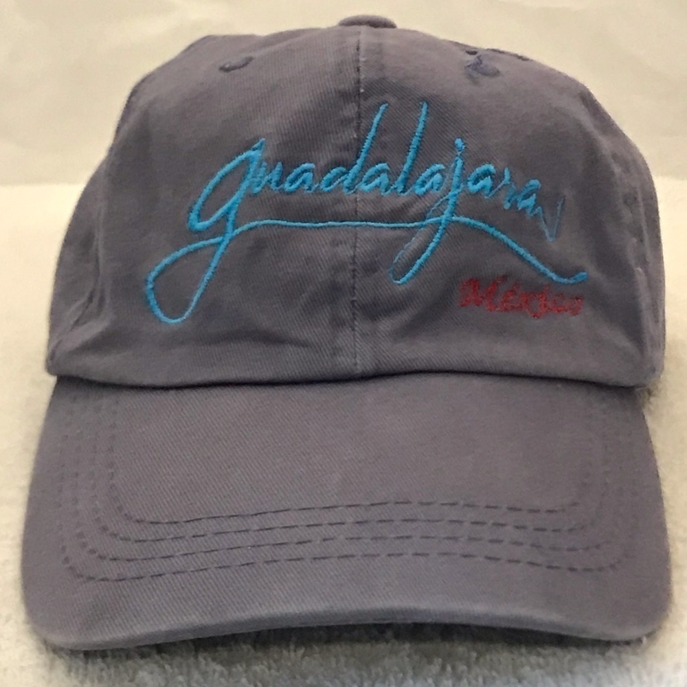 Guadalajara Mexico Adjustable Grey Travel Baseball Cap